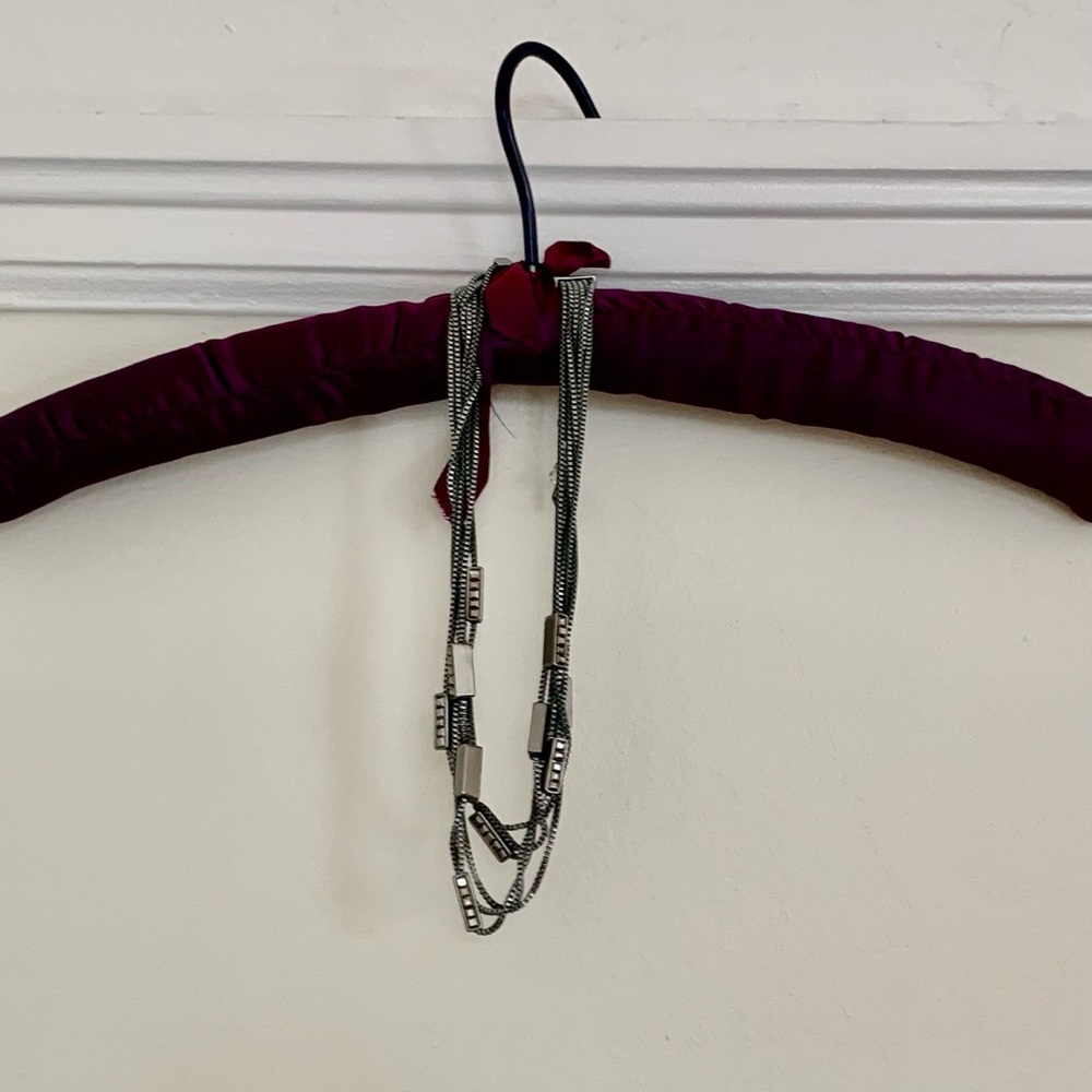 Simply Vera Vera Wang Nickel Tone Industrial  Chain Necklace